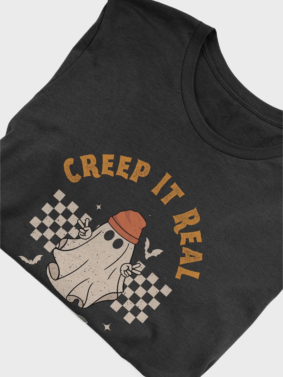 Creep It Real Vintage Retro Halloween Ghost T-Shirt product image (5)