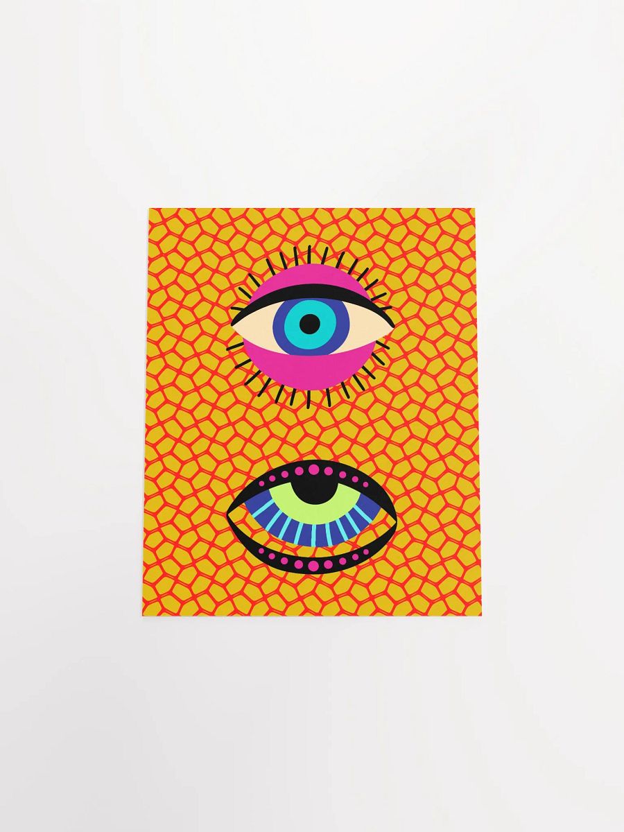 Yayoi Kusama Evil Eyes Maximalist Art Print product image (11)