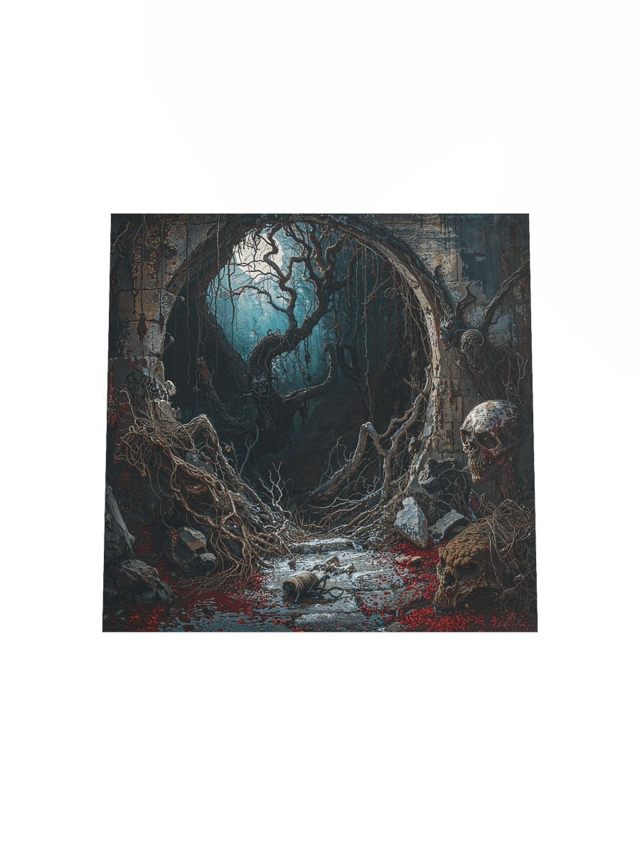 The Crimson Threshold Matte Poster product image (18)