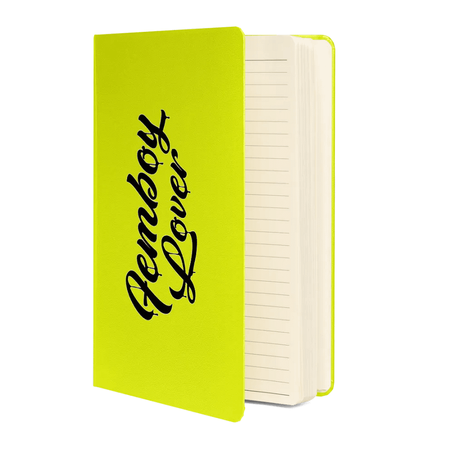 Femboy Lover (Black Text) Notebook product image (44)