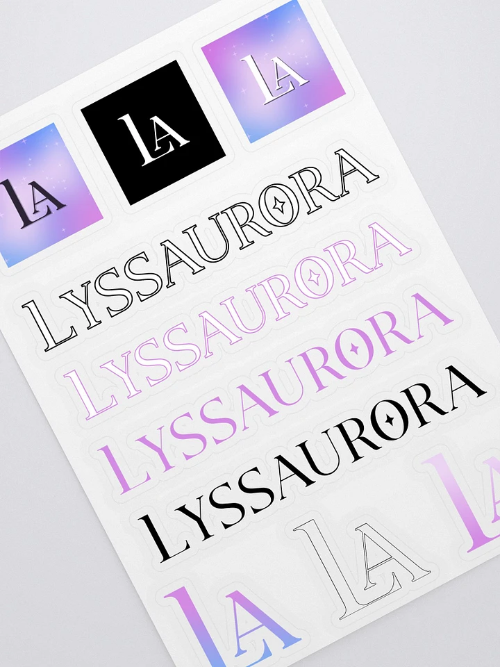 Lyssaurora Sticker Page product image (2)