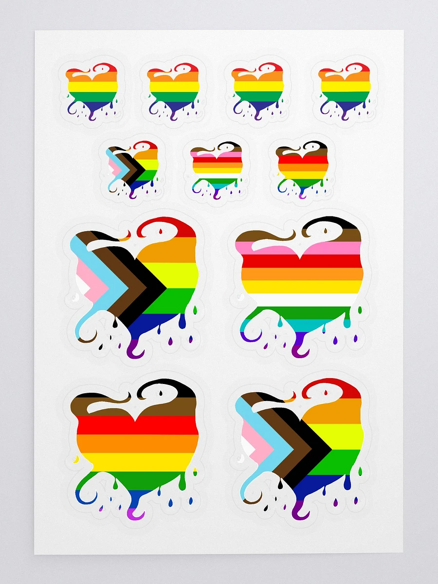 Filth Heart Pride Sticker Sheet product image (3)