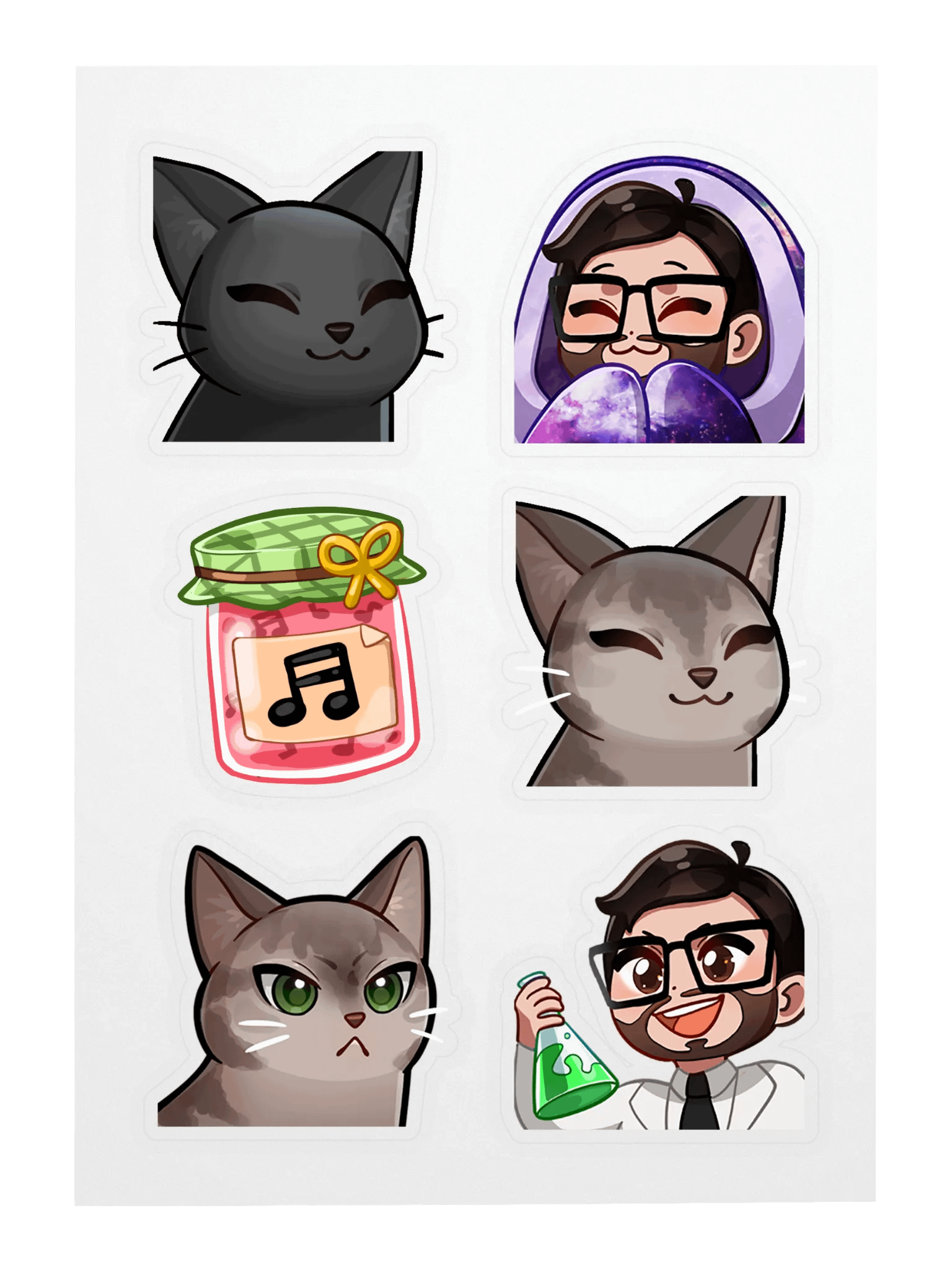 spectrumbranch emote sticker sheet 1 product image (3)