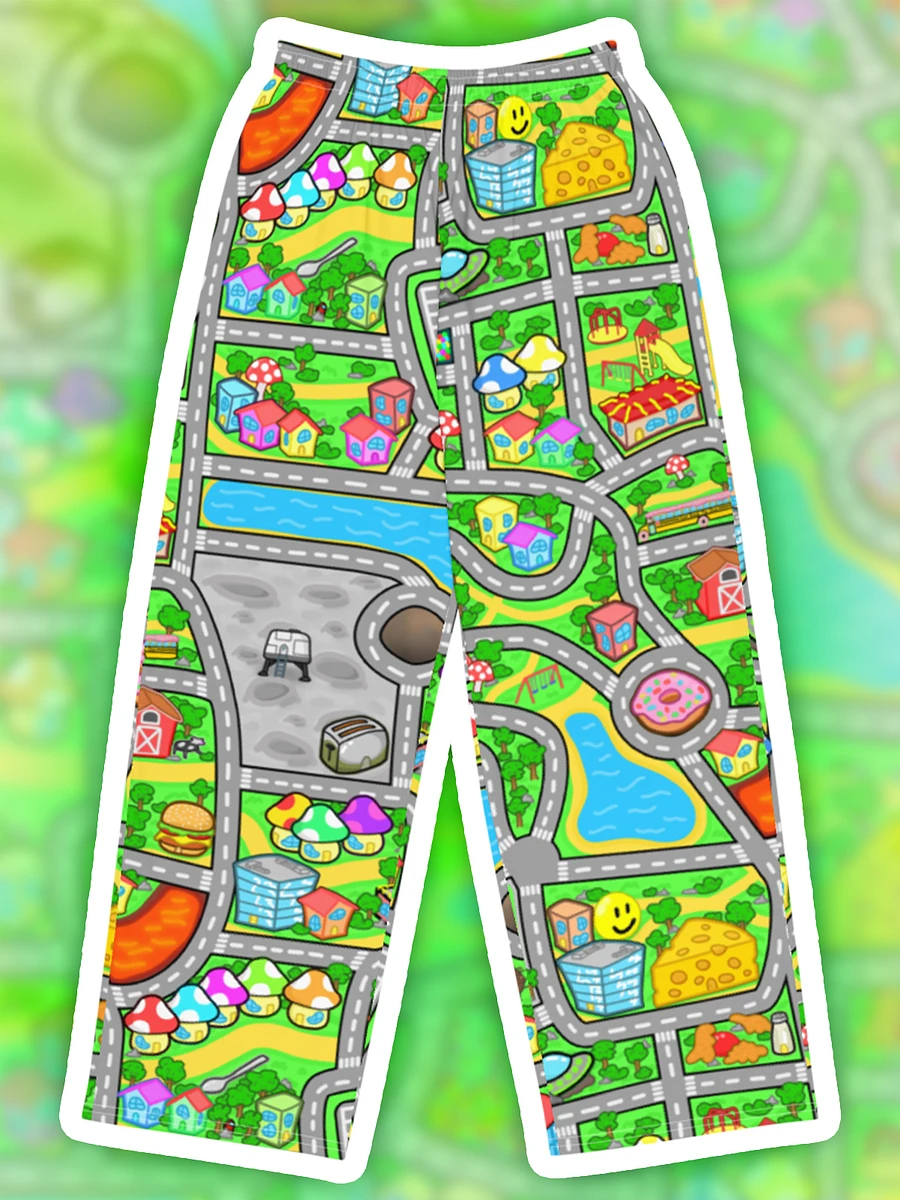 Wacky City Playmat Wide-Leg Pants product image (1)