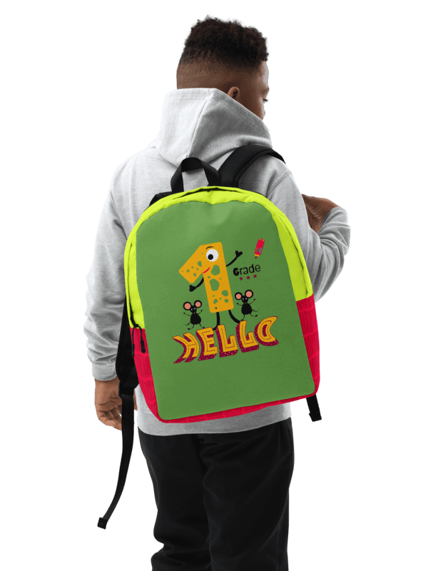 Cheesy Number 1 All-Over Print Backpack product image (1)