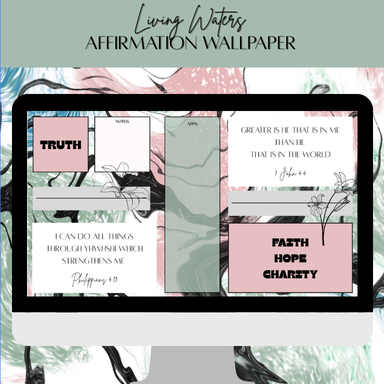 Living Waters Affirmation Wallpaper v3 product image (3)