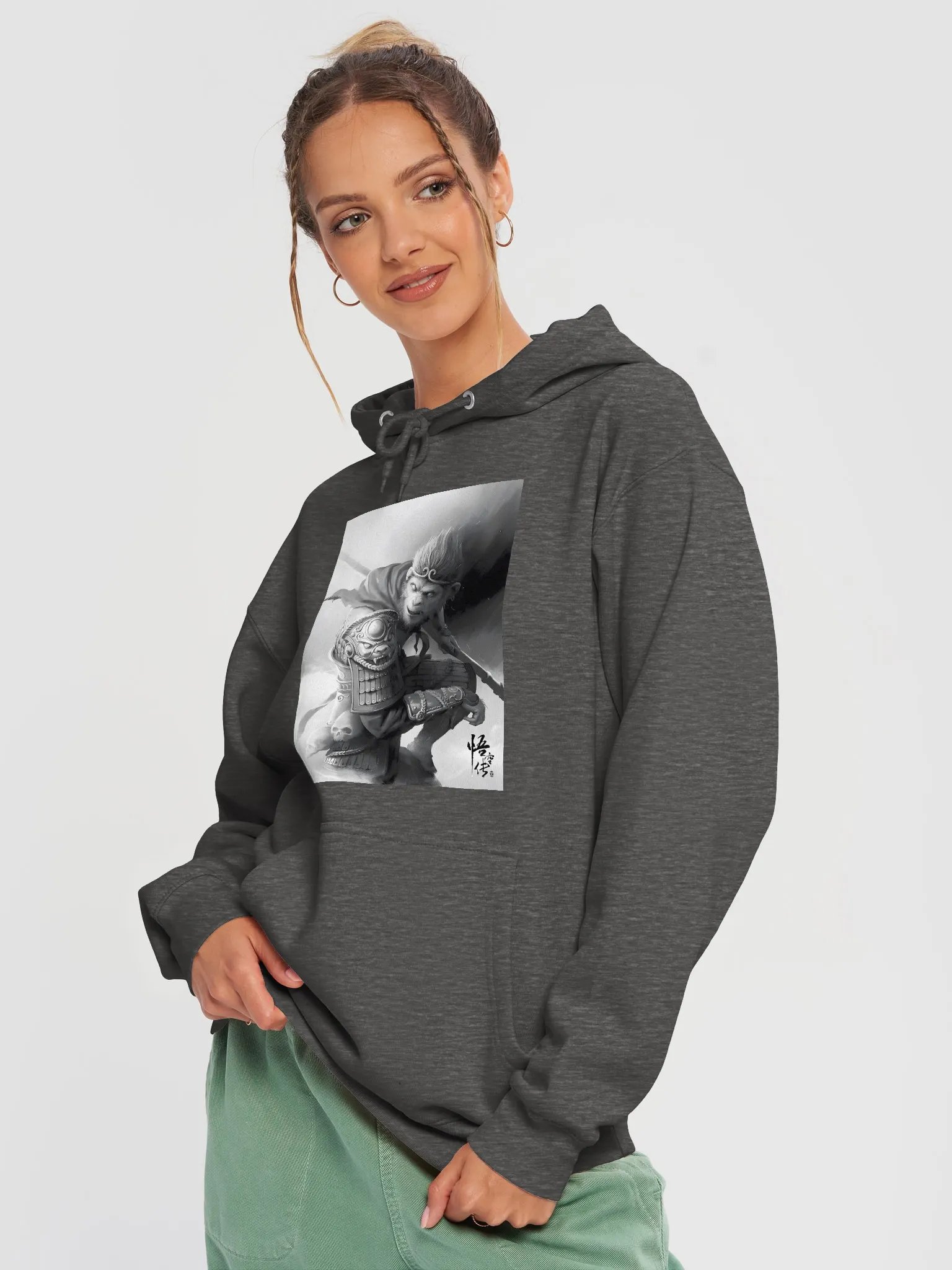 Wu Kong Warrior Monkey Premium Hoodie product image (14)