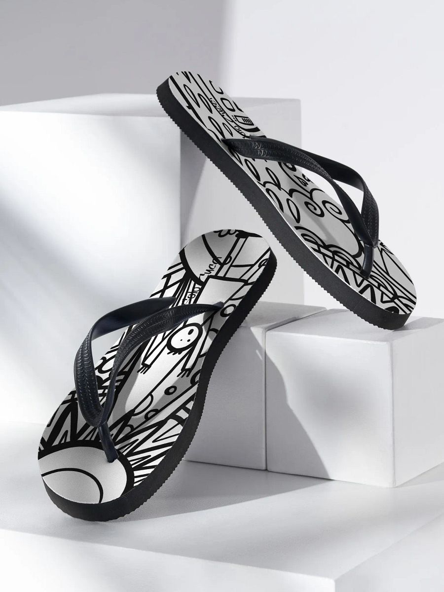 Comic Bliss Sublimation Flip-Flops product image (2)