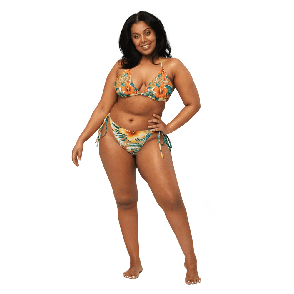 Hawaiin Blooms Recycled Bikini Set product image (11)