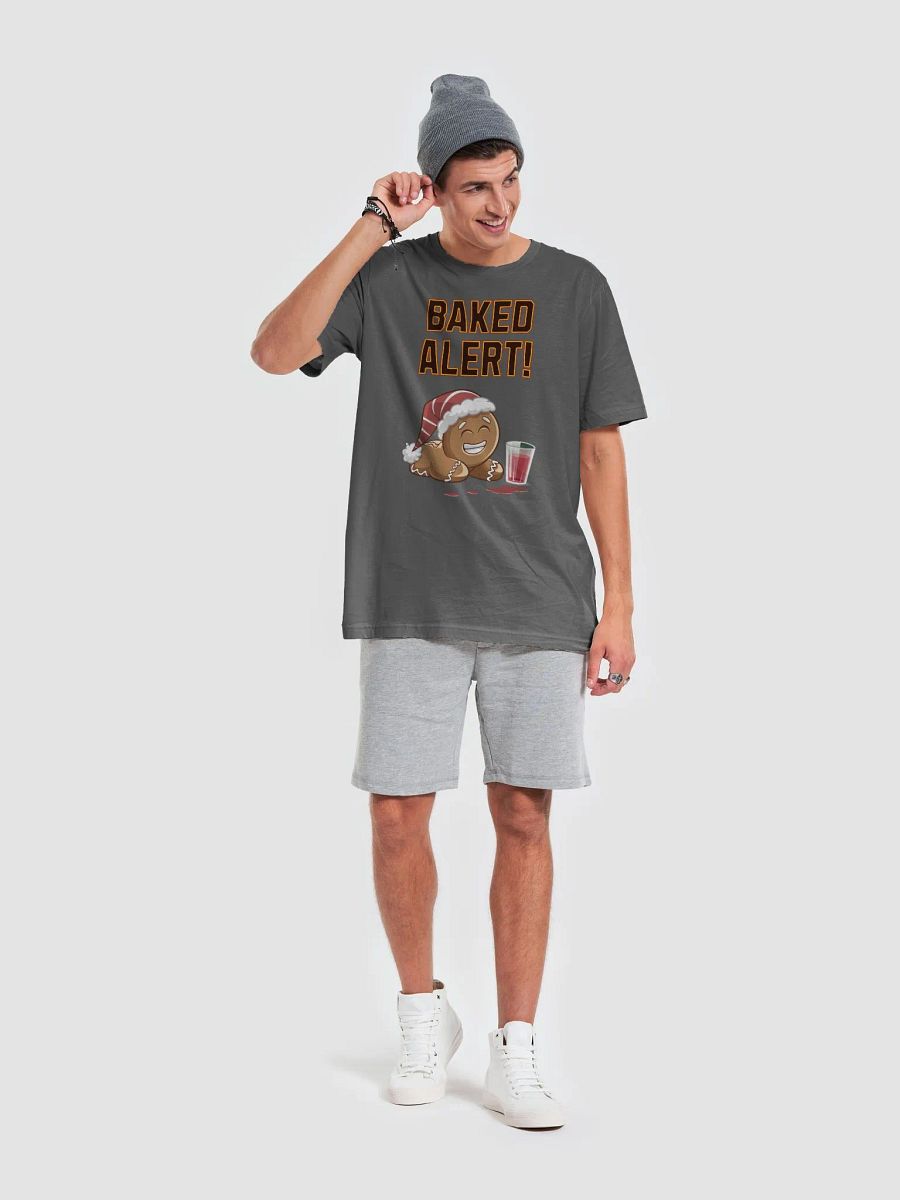 Baked Alert! - Funny Humorous Ginger Bread Man T-shirt product image (34)