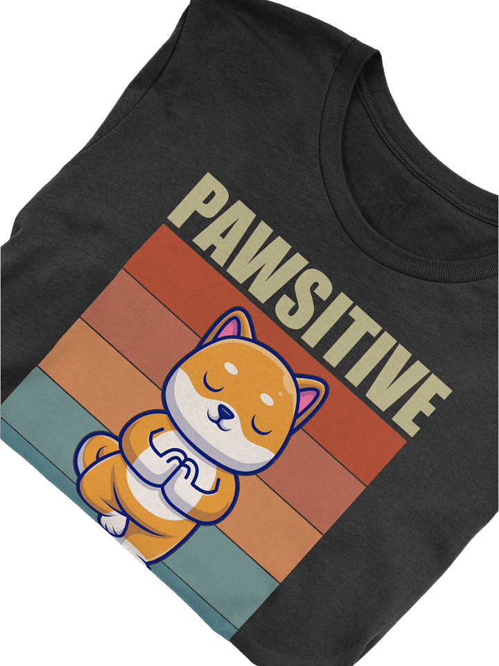 Pawsitive Vibes Only Pug T-Shirt product image (2)