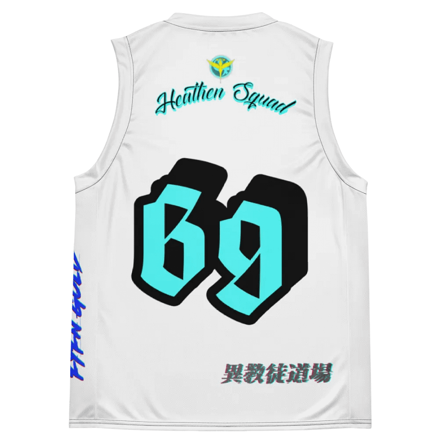Heathen Squad All-Over Print Basketball Jersey product image (10)