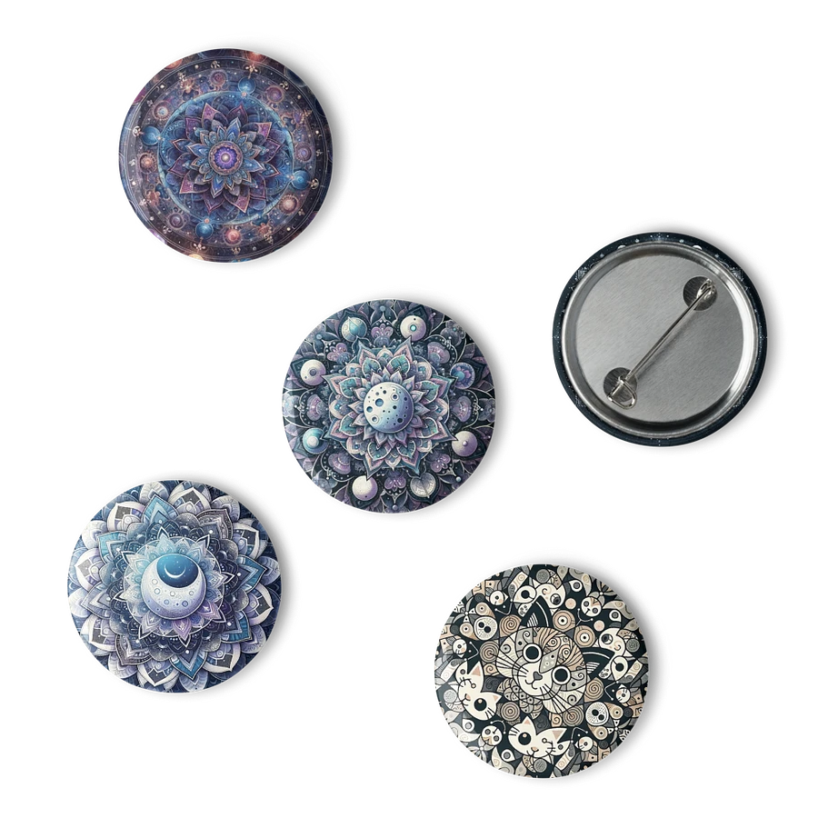 Set of Pin Buttons: Lunar product image (6)