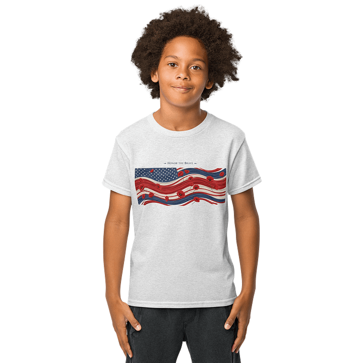 Patriotic Poppies Youth Sports Tee product image (9)