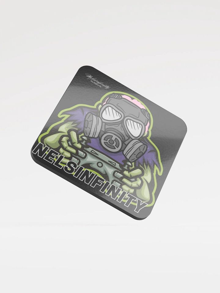 NelsInfinity's OG Gas Mask Zombie Logo V4 Coaster product image (1)