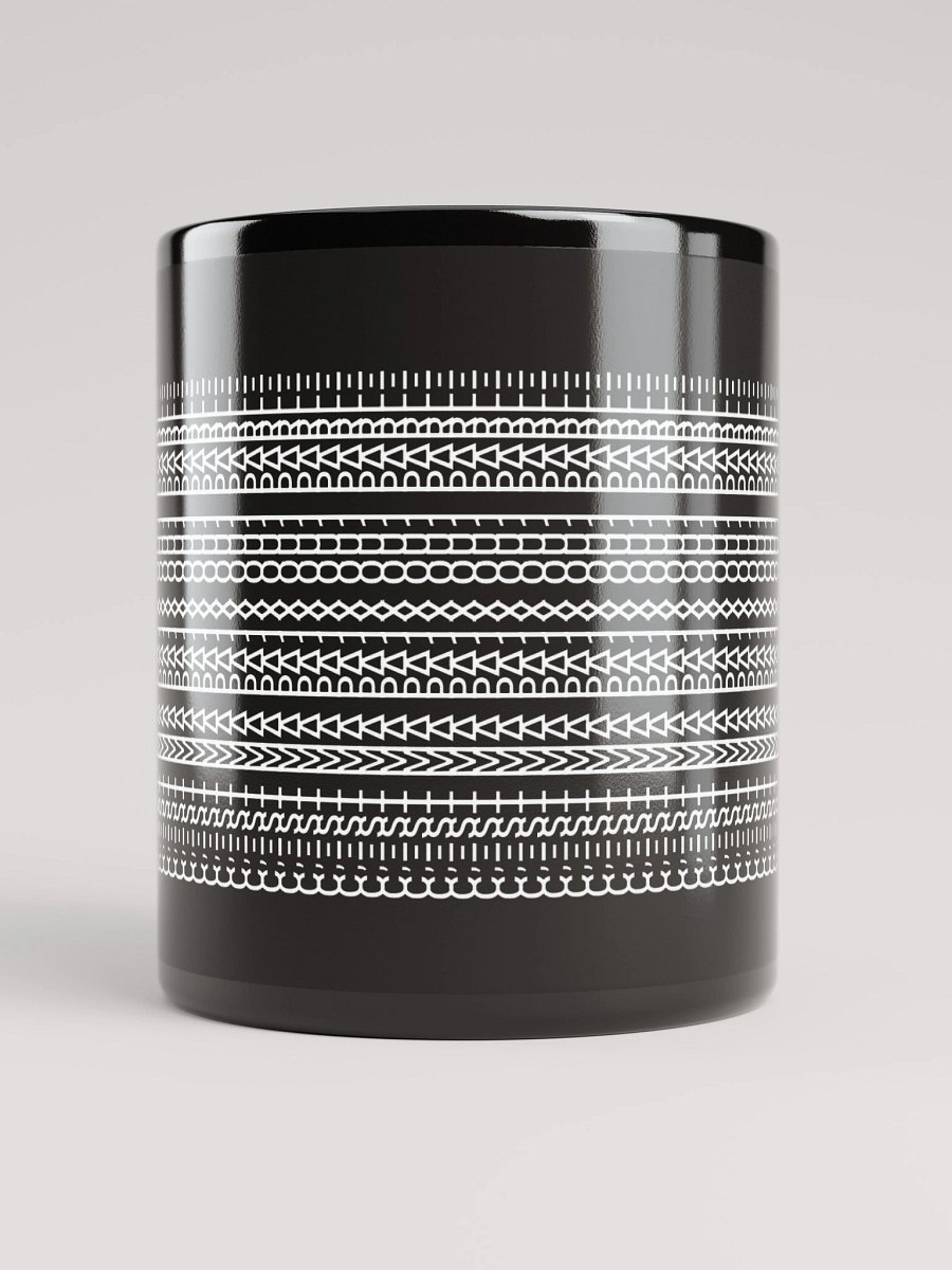 Mug Noir Codé Zen Blanc - C'est ma Paix qui Parle - Cadeau élégant product image (5)