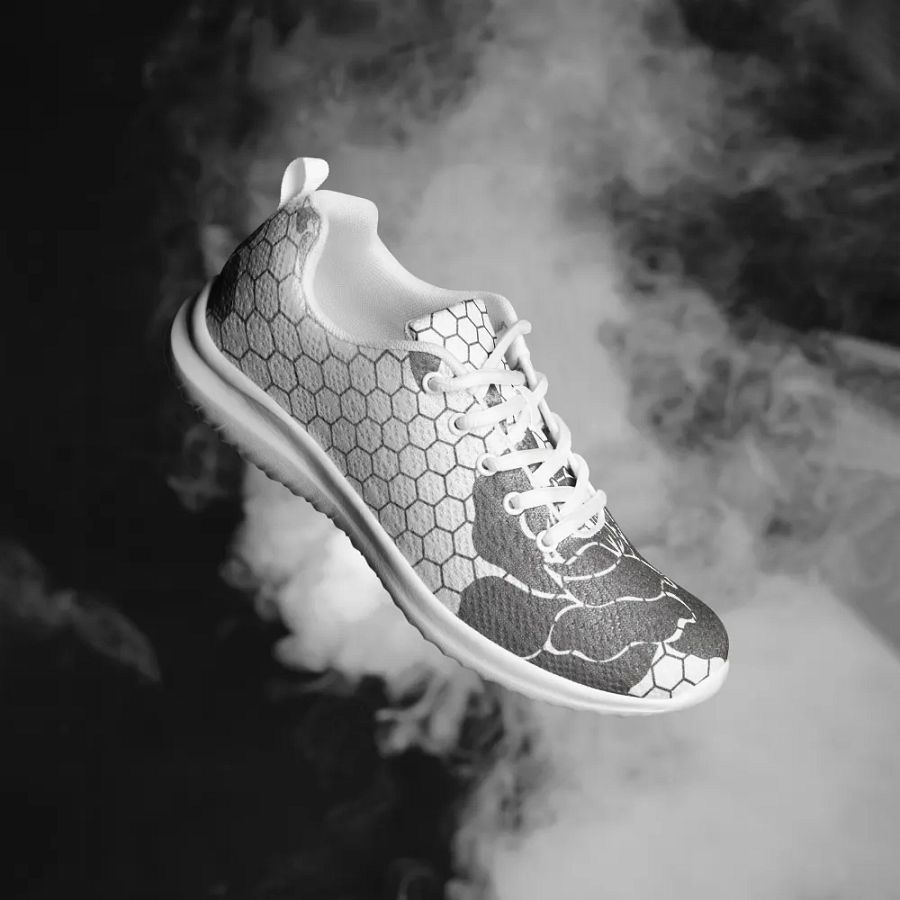 Floral Distortion Women's Athletic Shoes product image (12)