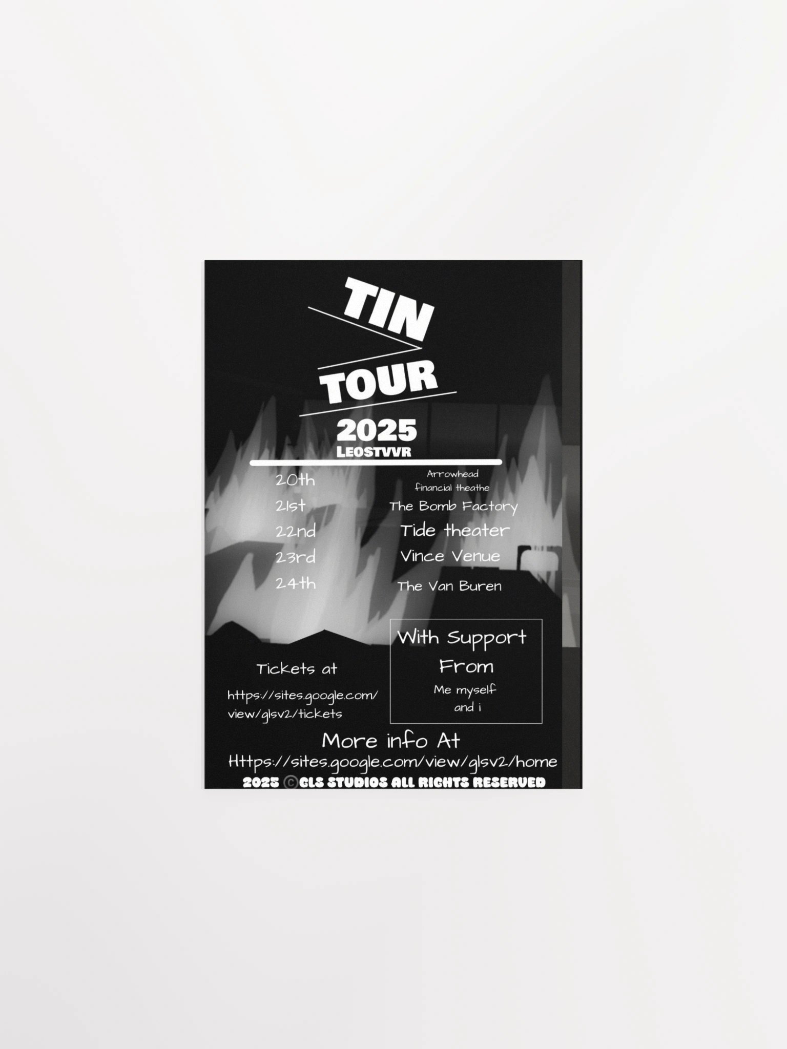 Tin Tour Poster product image (1)
