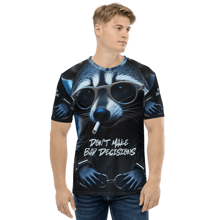 Don't Make Bad Decisions - AOP Polyester Unisex Tee product image (4)