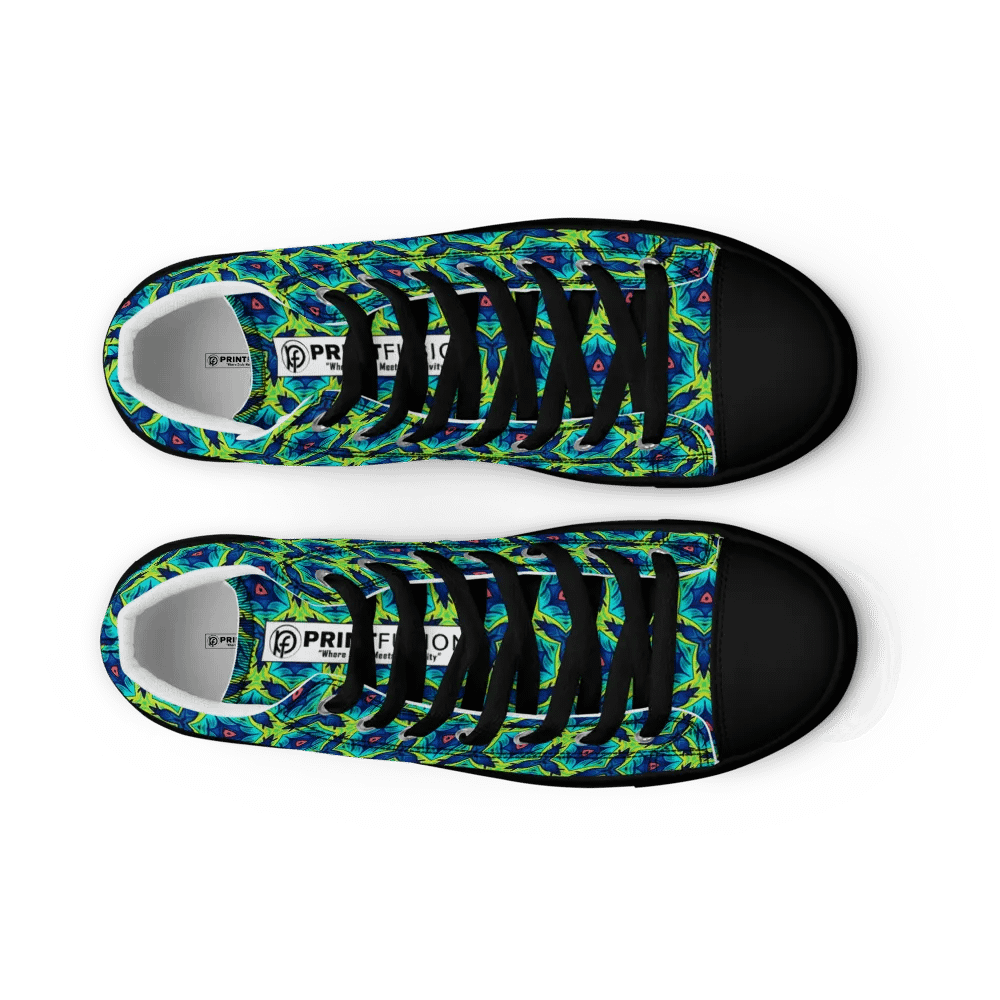 Pattern Printed Retro PF High Tops product image (2)