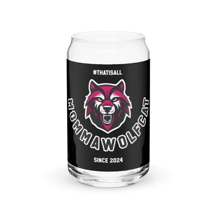 MOMMAWOLFCAT Can-Shaped Glass product image (2)