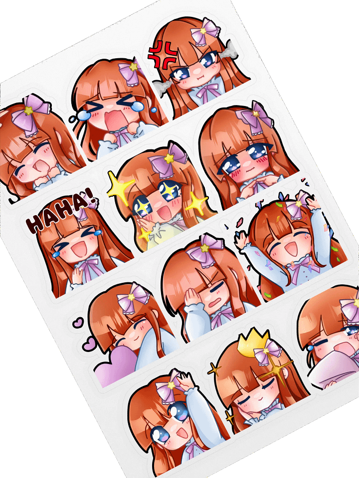 Emote Sticker Set 1 product image (1)