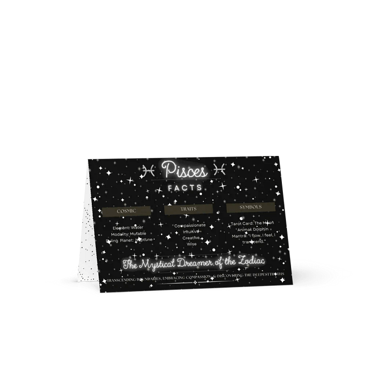 Pisces, Attributes , Greeting Card product image (1)