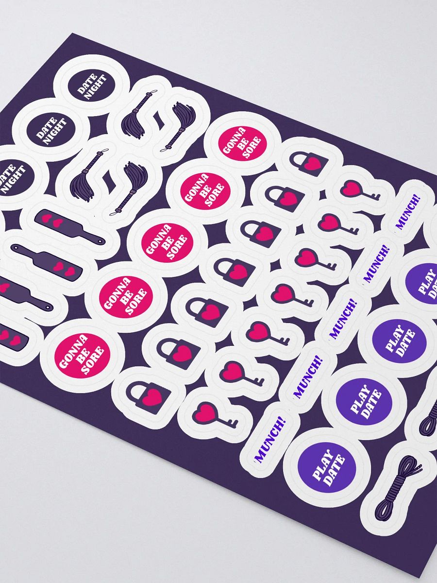 BDSM Calendar & Planner Sticker Sheet product image (3)