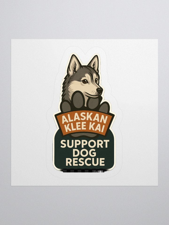 Cordell’s Paw Pack Sticker – Alaskan Klee Kai Rescue Edition (Cordell’s Shelter Collection) product image (1)