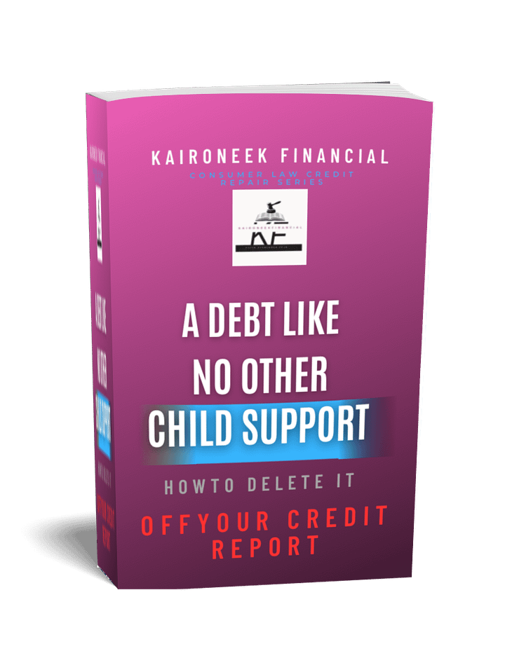 A Debt Like No Other: Child Support How to Delete it off Your Credit Report product image (1)