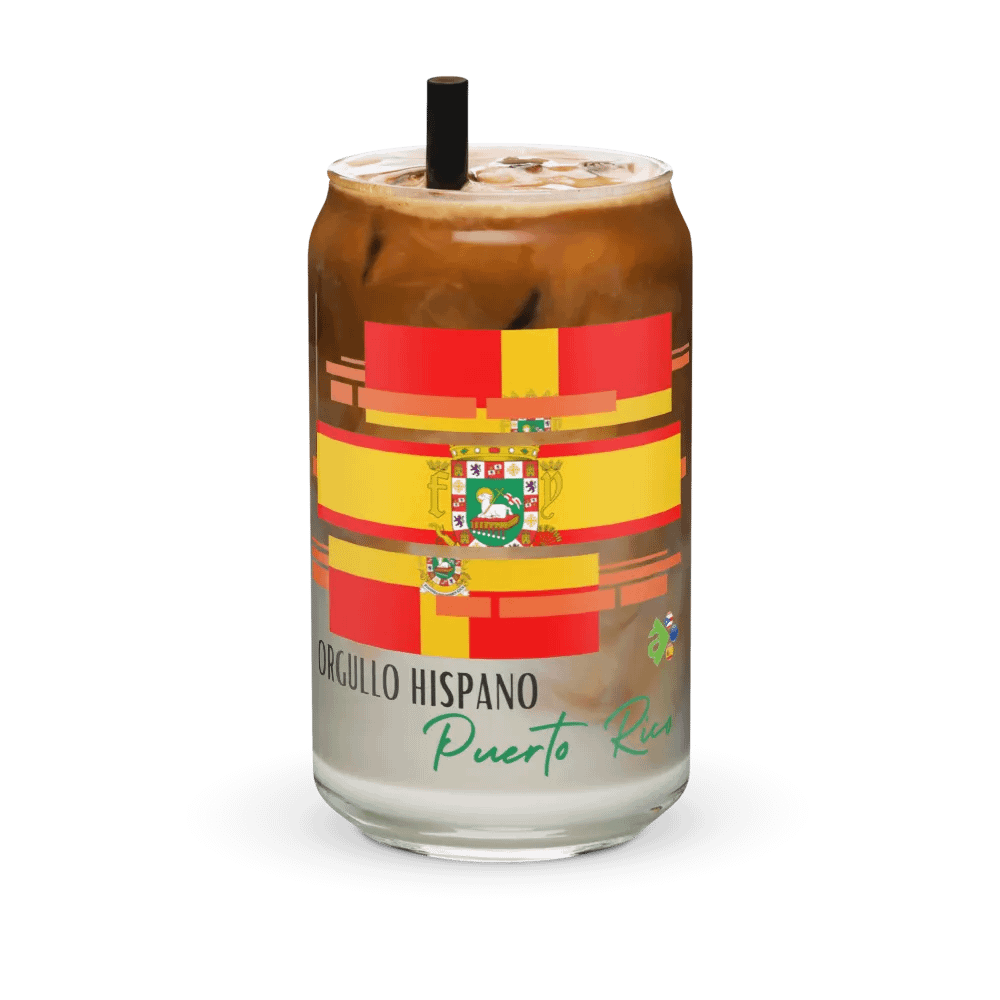 Vaso de cristal - Orgullo Hispano Puerto Rico product image (6)