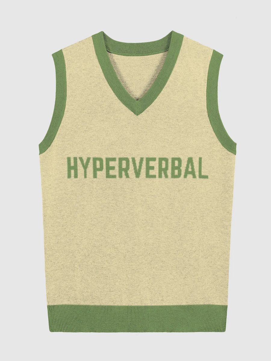 HYPERVERBAL (meadow) knitwear vest product image (1)