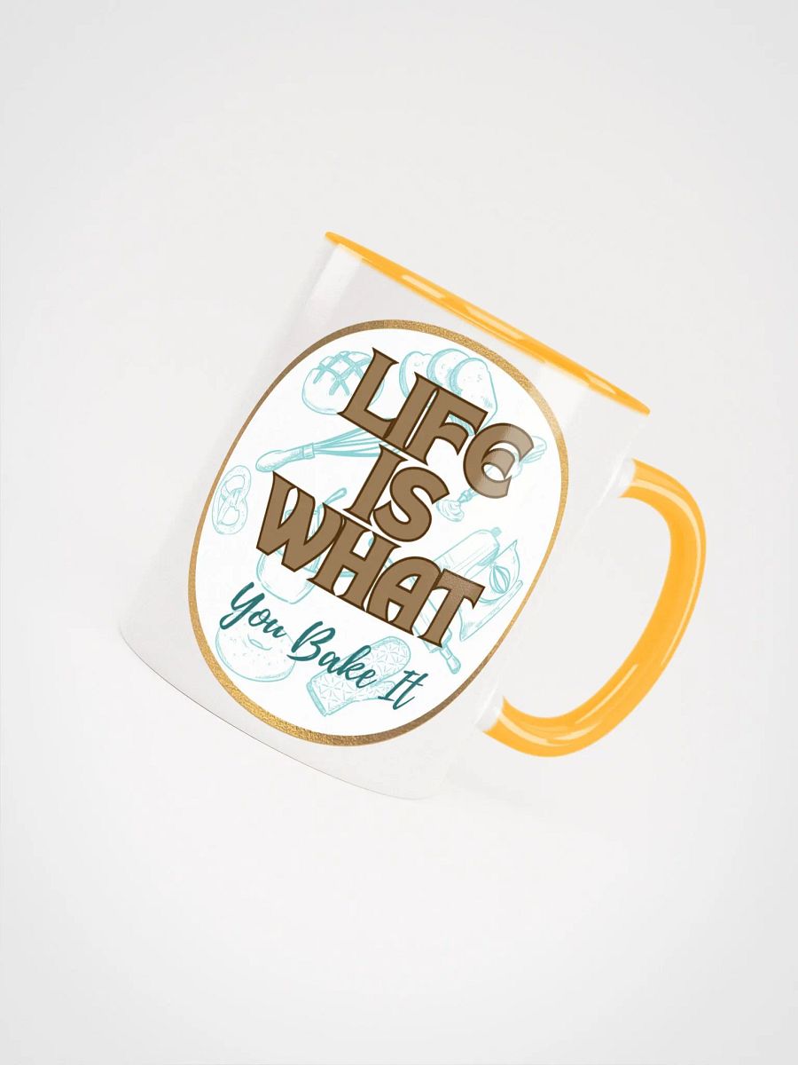 Life is What You Bake It Gold Mug product image (4)