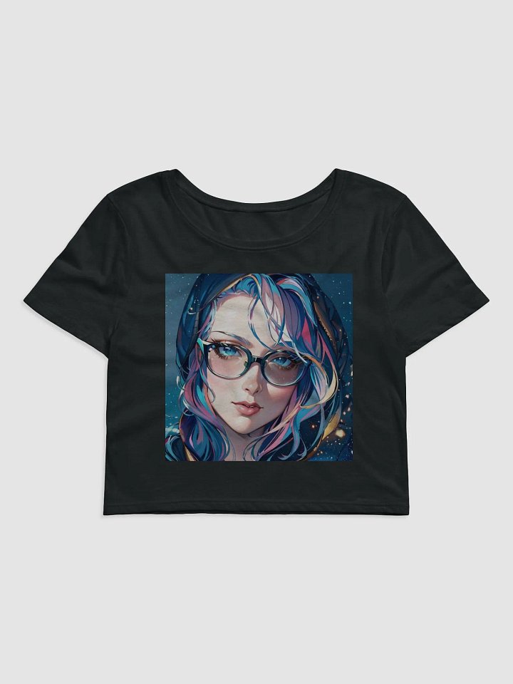 EmJDawg Starry FaceOFF Crop Tee (w/Pupper Peekaboo) product image (2)