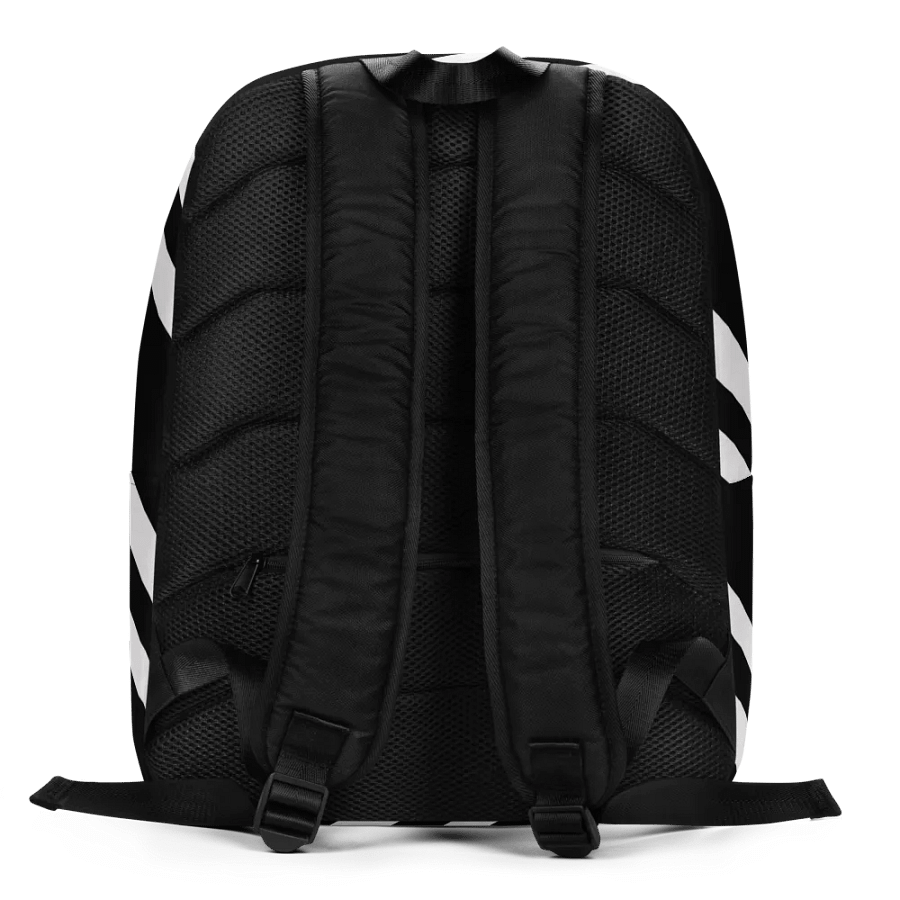 Striped Noir Minimalist Backpack product image (10)
