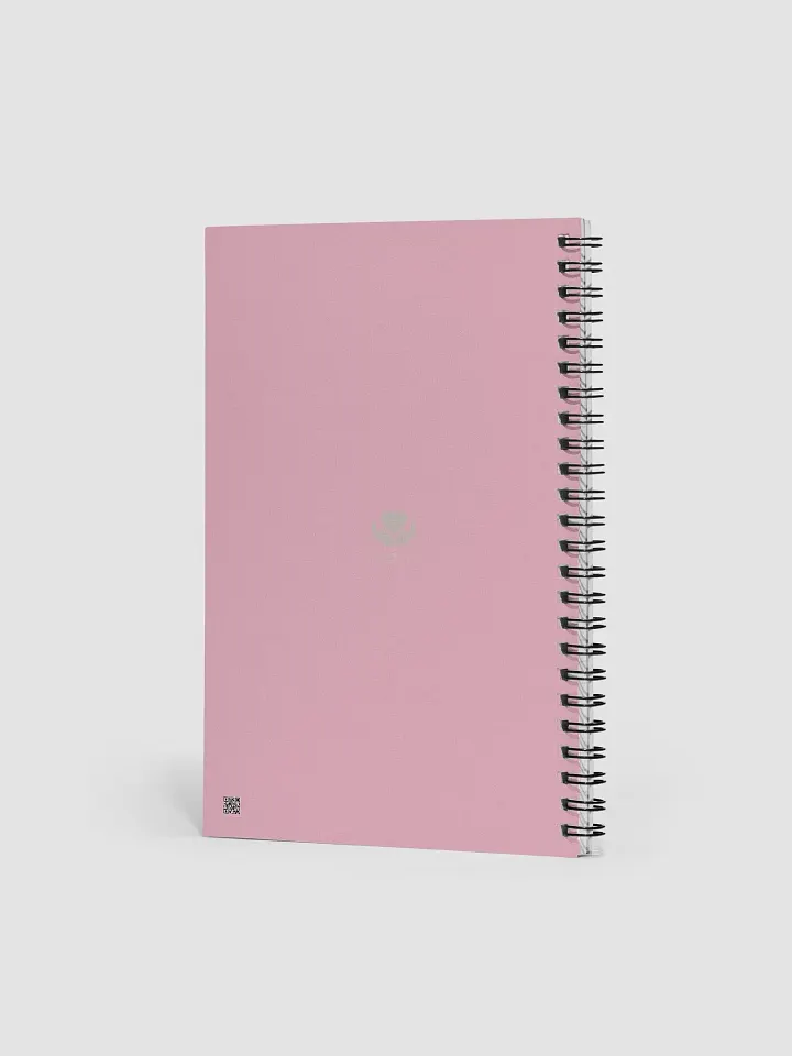 Light Summer Pink Bow Spiral Notebook product image (2)