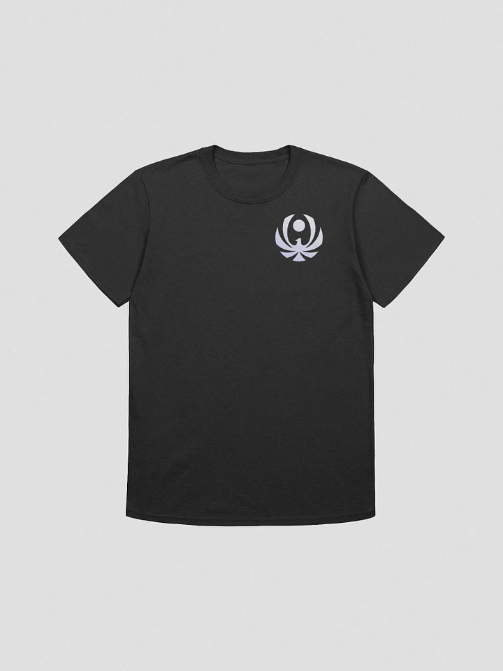 CroweGamingg Gildan Unisex Softstyle T-Shirt - White Logo Front Right product image (2)