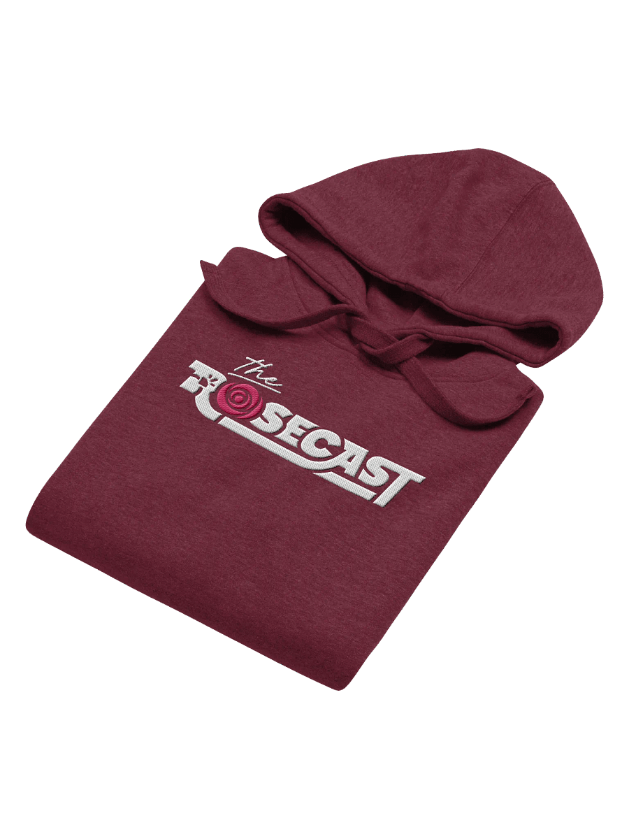 Rosecast Logo Premium Hoodie (Embroidered, White) product image (4)