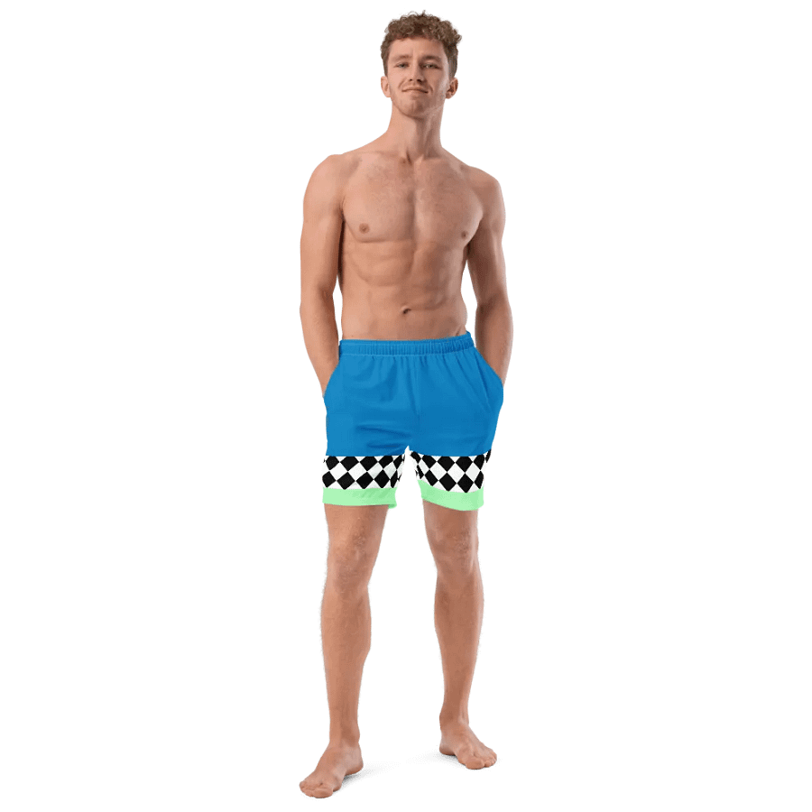 Swim Shorts {harley stripe teal} product image (7)