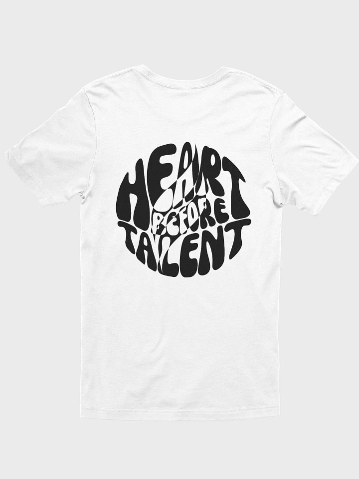 Heart Before Talent Tee | Black product image (1)