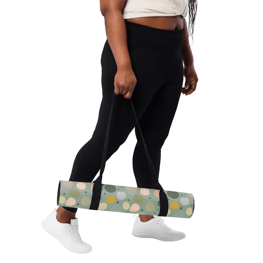 Green Boho Yoga Mat by Treasure Pie product image (12)