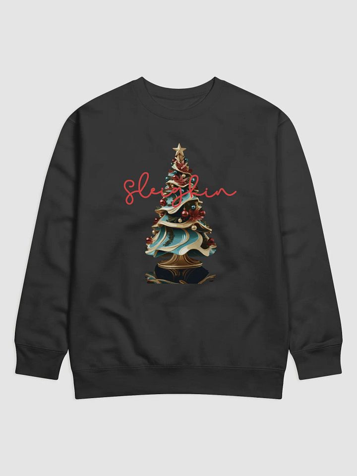 Sleighin' Christmas Tree Sweatshirt product image (1)