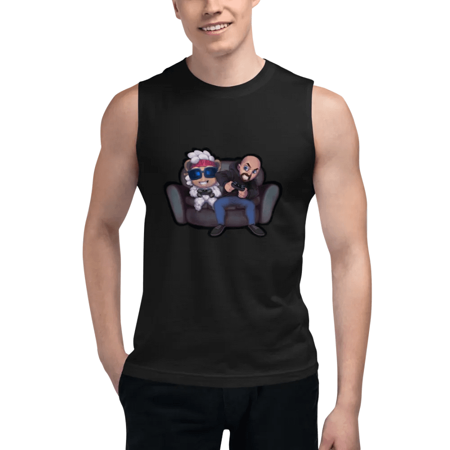 Lamb and Zamb Muscle Shirt product image (5)