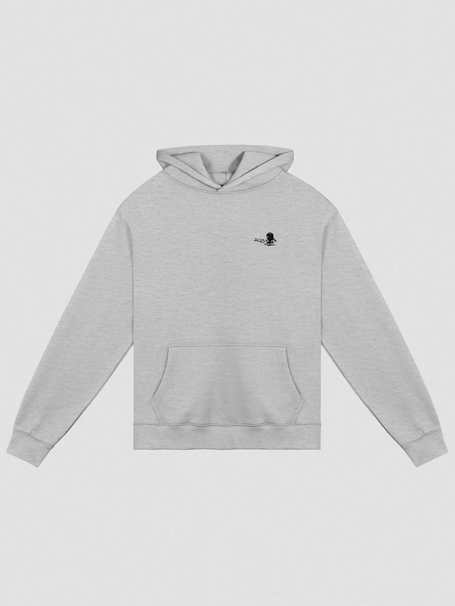 Long-sleeved hoodie with a hooded figure pattern product image (1)