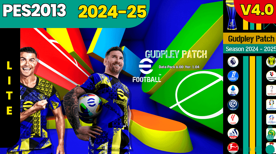 PES 2013 - Gudpley Patch Season 2025 V.4 Lite Edition (PC) product image (1)