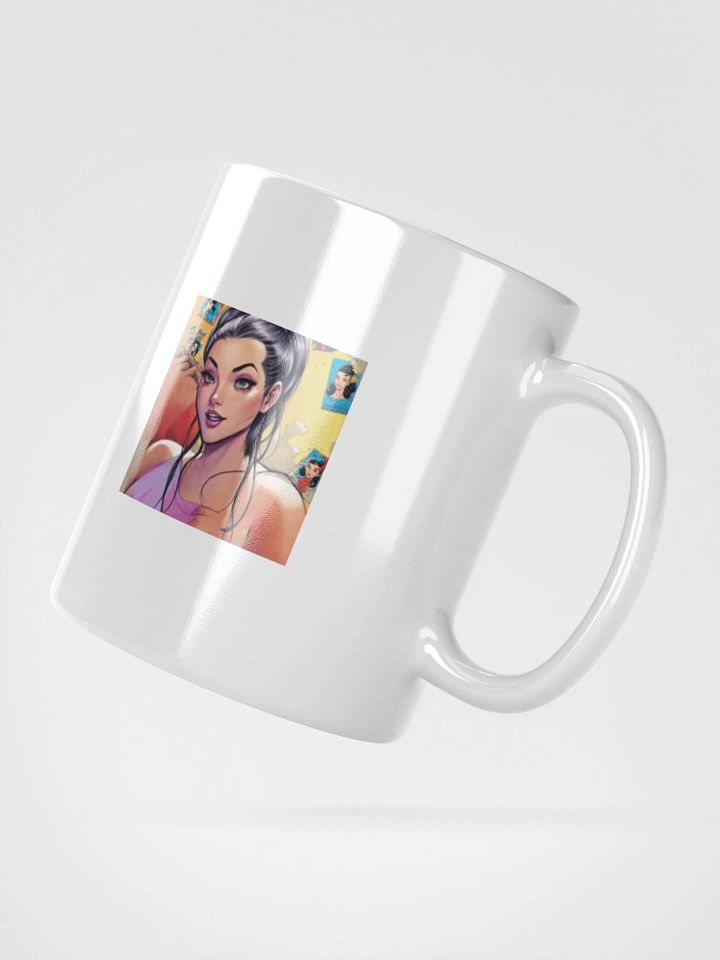 Felice White Glossy Mug product image (4)