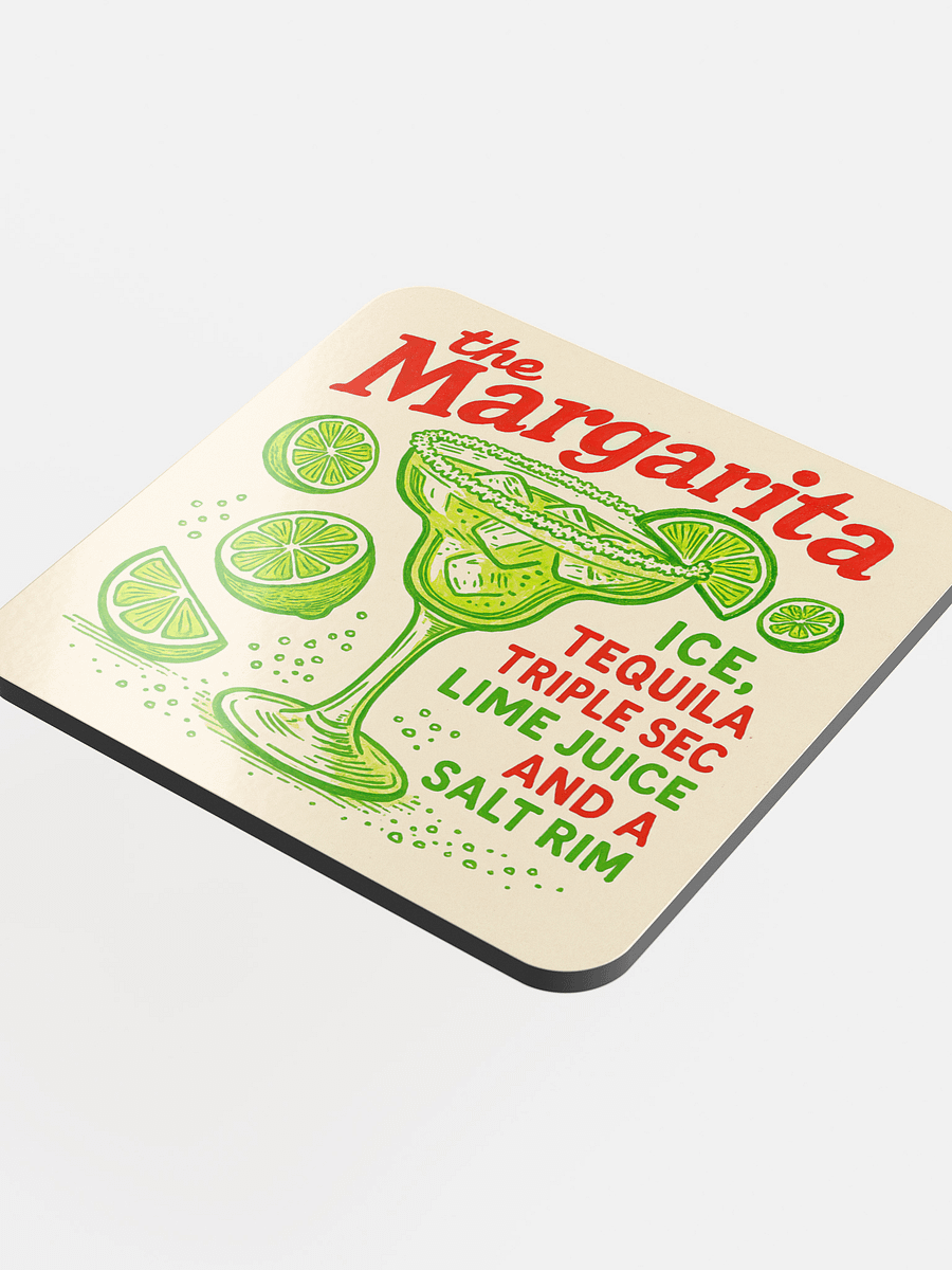 Margarita Cocktail Coaster – Vibrant Retro Barware product image (4)