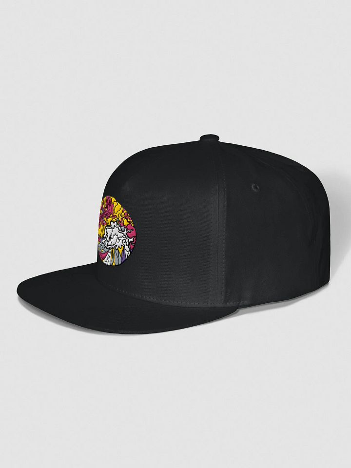 Electric Swirl Snapback Cap - Wave at Sunset product image (11)