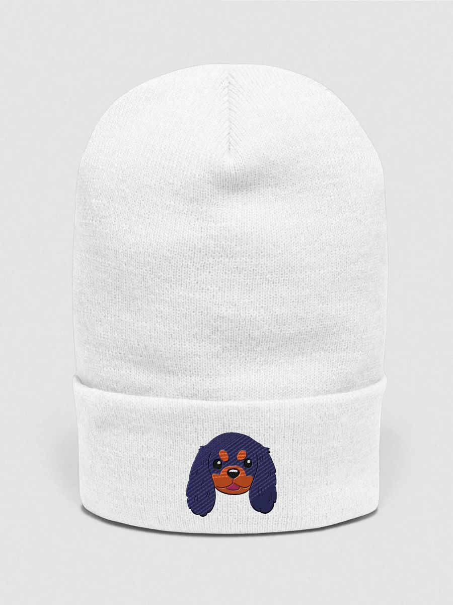 Cute Cavalier King Charles Spaniel Pup Embroidered Beanie product image (1)
