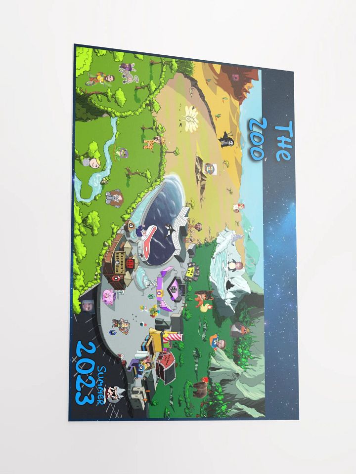 *Summer Exclusive* Zoo™ Map Poster product image (2)